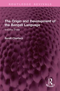 Produktbild: The Origin and Development of the Bengali Language