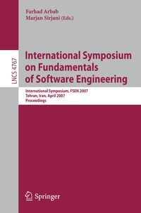 Produktbild: International Symposium on Fundamentals of Software Engineering