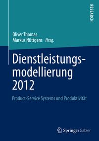 Produktbild: Dienstleistungsmodellierung 2012
