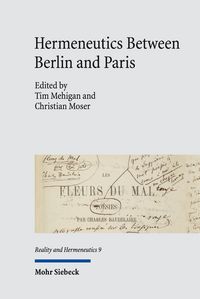 Produktbild: Hermeneutics Between Berlin and Paris