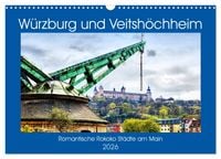 Produktbild: W&uuml;rzburg und Veitsh&ouml;chheim - romantische Rokoko St&auml;dte am Main (Wandkalender 2026 DIN A3 quer), CALVENDO Monatskalender
