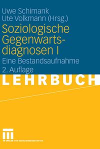 Produktbild: Soziologische Gegenwartsdiagnosen I