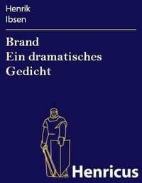 Produktbild: Brand Ein dramatisches Gedicht