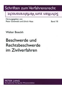 Produktbild: Beschwerde und Rechtsbeschwerde im Zivilverfahren