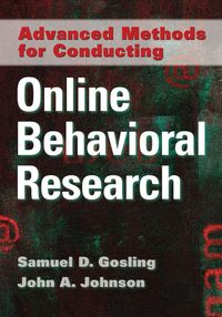 Produktbild: Advanced Methods for Conducting Online Behavioral Research