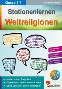 Produktbild: Stationenlernen Weltreligionen / Klasse 5-7