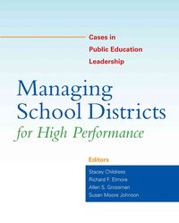 Produktbild: Managing School Districts for High Performance