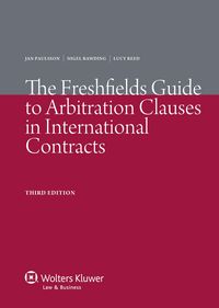 Produktbild: Freshfields Guide to Arbitration Clauses in International Contracts