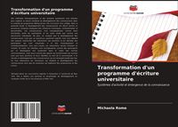 Produktbild: Transformation d'un programme d'&eacute;criture universitaire