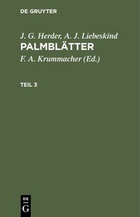 Produktbild: Palmbl&auml;tter. Teil 3