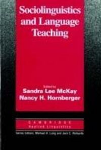 Produktbild: Sociolinguistics and Language Teaching
