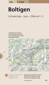 Produktbild: Swisstopo 1 : 25 000 Boltigen