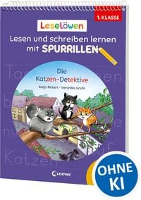 Produktbild: Lesel&ouml;wen - Lesen und schreiben lernen mit Spurrillen - Die Katzen-Detektive
