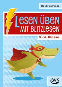 Produktbild: Lesen &uuml;ben mit Blitzlesen 3./4. Klasse