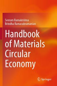 Produktbild: Handbook of Materials Circular Economy