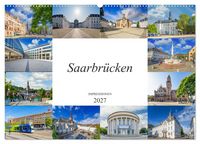 Produktbild: Saarbr&uuml;cken Impressionen (Wandkalender 2027 DIN A2 quer), CALVENDO Monatskalender