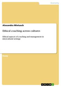Produktbild: Ethical coaching across cultures