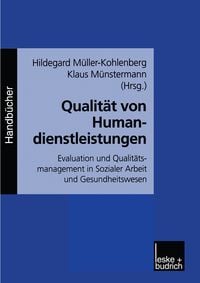 Produktbild: Qualit&auml;t von Humandienstleistungen