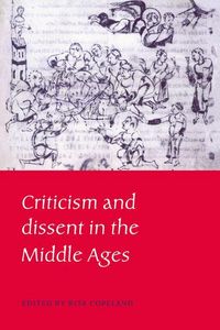 Produktbild: Criticism and Dissent in the Middle Ages
