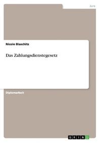 Produktbild: Das Zahlungsdienstegesetz