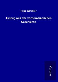 Produktbild: Auszug aus der vorderasiatischen Geschichte