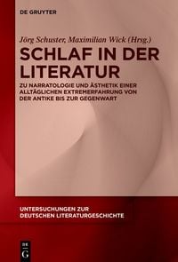 Produktbild: Schlaf in der Literatur