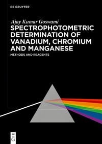 Produktbild: Spectrophotometric Determination of Vanadium, Chromium and Manganese