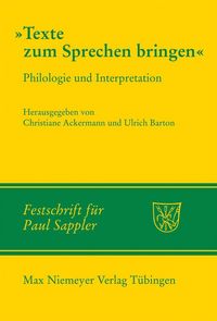 Produktbild: Texte zum Sprechen bringen