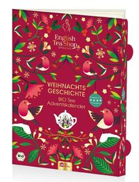 Produktbild: ETS - Tee Adventskalender Teebuch "Weihnachtsgeschichte", BIO, 24 Teebeutel