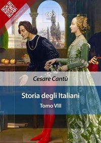 Produktbild: Storia degli italiani. Tomo VIII