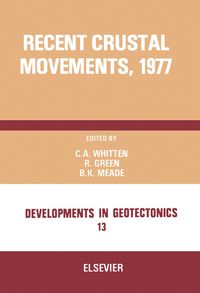 Produktbild: Recent Crustal Movements, 1977