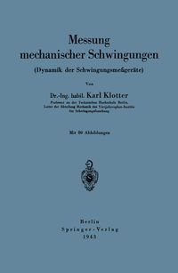 Produktbild: Messung mechanischer Schwingungen (Dynamik der Schwingungsme&szlig;ger&auml;te)