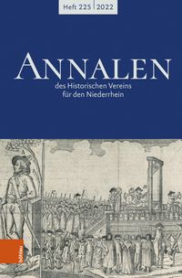Produktbild: Annalen des Historischen Vereins f&uuml;r den Niederrhein 225 (2022)