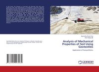 Produktbild: Analysis of Mechanical Properties of Soil Using Geotextiles