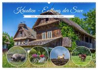 Produktbild: Kroatien - Entlang der Save (Wandkalender 2026 DIN A2 quer), CALVENDO Monatskalender
