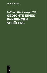 Produktbild: Gedichte eines fahrenden Sch&uuml;lers