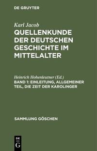 Produktbild: Einleitung, allgemeiner Teil, die Zeit der Karolinger