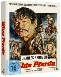 Produktbild: Wilde Pferde (Charles Bronson) - Mediabook - Cover C (Blu-ray+DVD) (+ Bonus-Blu-ray)