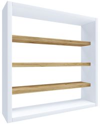 Produktbild: Holz Wandregal Wandvitrine Regal Deko Osado S