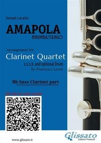 Produktbild: Bb Bass Clarinet part of "Amapola" for Clarinet Quartet
