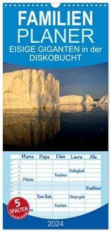 Produktbild: Familienplaner 2027 - EISIGE GIGANTEN in der DISKOBUCHT mit 5 Spalten (Wandkalender, 21 x 45 cm) CALVENDO