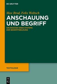 Produktbild: Anschauung und Begriff