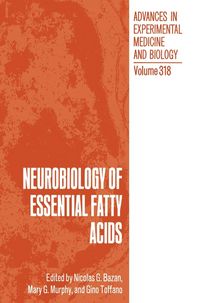 Produktbild: Neurobiology of Essential Fatty Acids