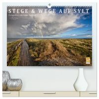 Produktbild: Stege & Wege auf Sylt (hochwertiger Premium Wandkalender 2026 DIN A2 quer), Kunstdruck in Hochglanz