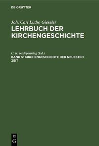 Produktbild: Kirchengeschichte der neuesten Zeit
