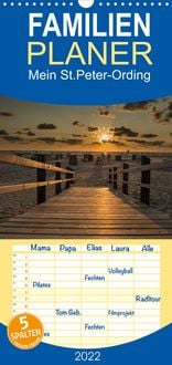 Produktbild: Familienplaner Mein St.Peter-Ording (Wandkalender 2022 , 21 cm x 45 cm, hoch)