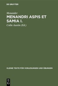 Produktbild: Menandri Aspis et Samia I.