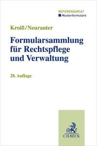 Produktbild: Formularsammlung f&uuml;r Rechtspflege und Verwaltung