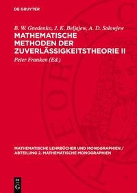 Produktbild: Mathematische Methoden der Zuverl&auml;ssigkeitstheorie II