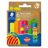 Produktbild: STAEDTLER Noris jumbo 842 Plastilin-Knete Set, neon, 6 Knetstangen &agrave; 16,6 g, 842F C6